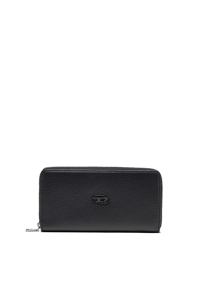 Cartera Con Cremallera Para Hombre Continental Zip L - Negro 
