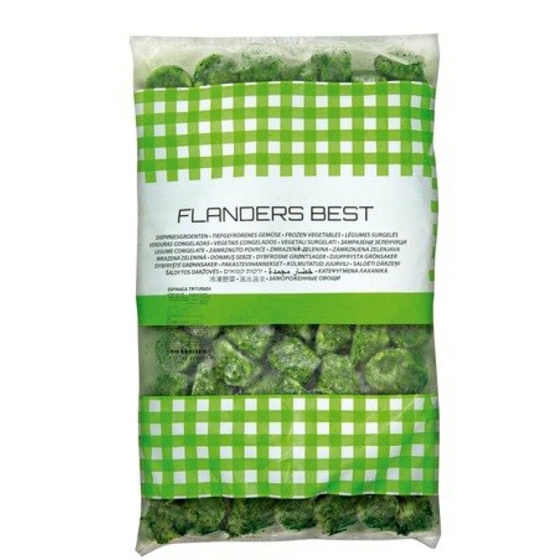 Espinaca en cubos Flanders - 2,5 kg Espinaca en cubos Flanders - 2,5 kg