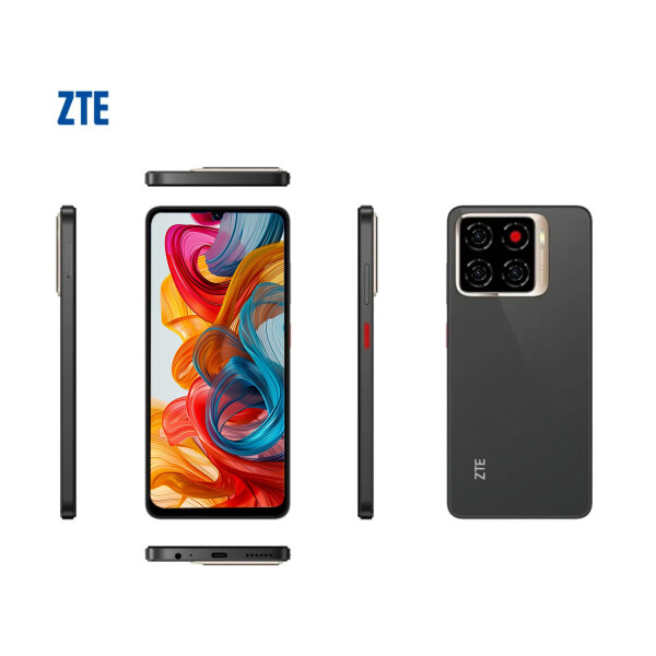 Zte Blade A56 Ram 12gb 128gb Micro Sd Radio Fm Huella CEL ZTE A56 12/256 BLACK