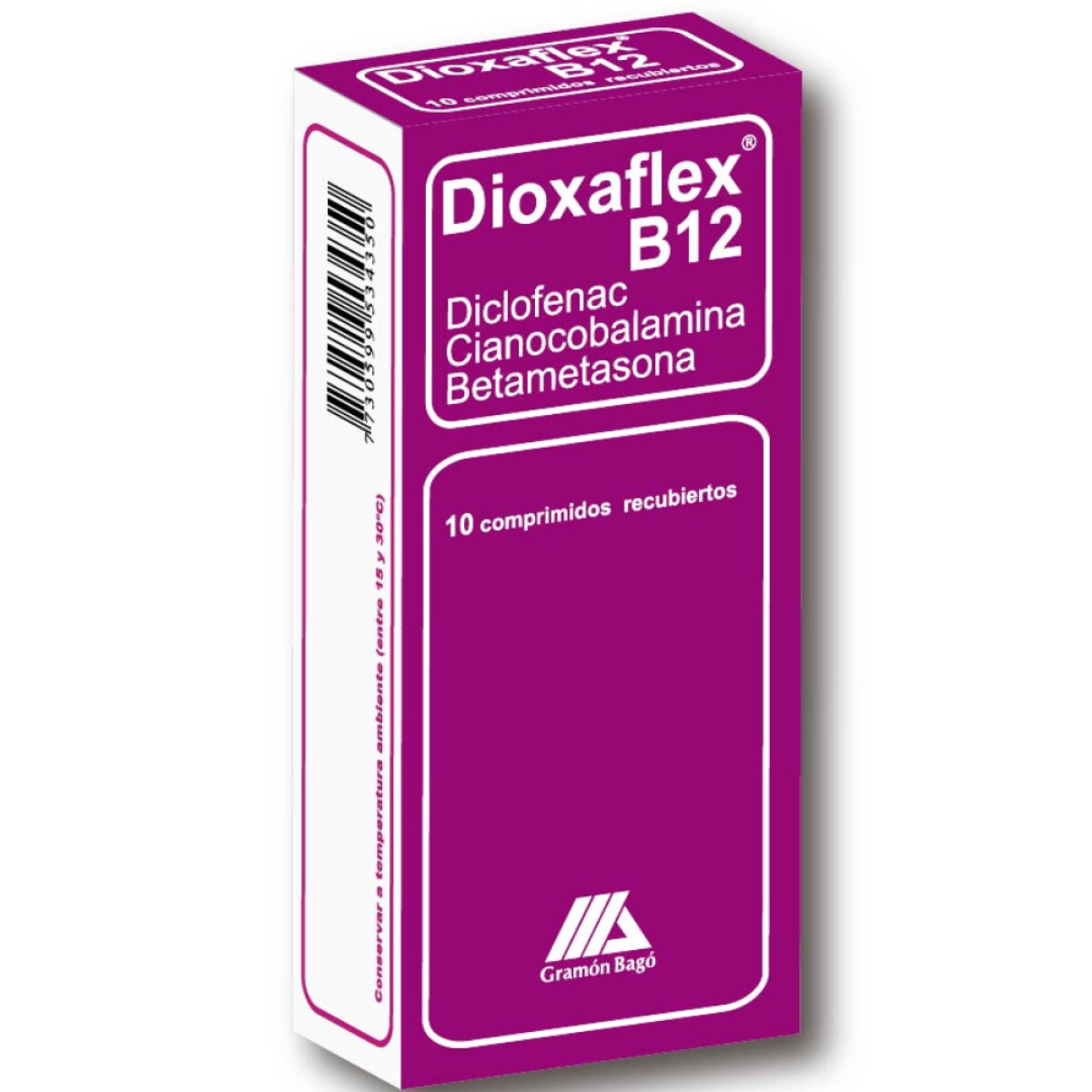 Dioxaflex B12 10 Comprimidos 