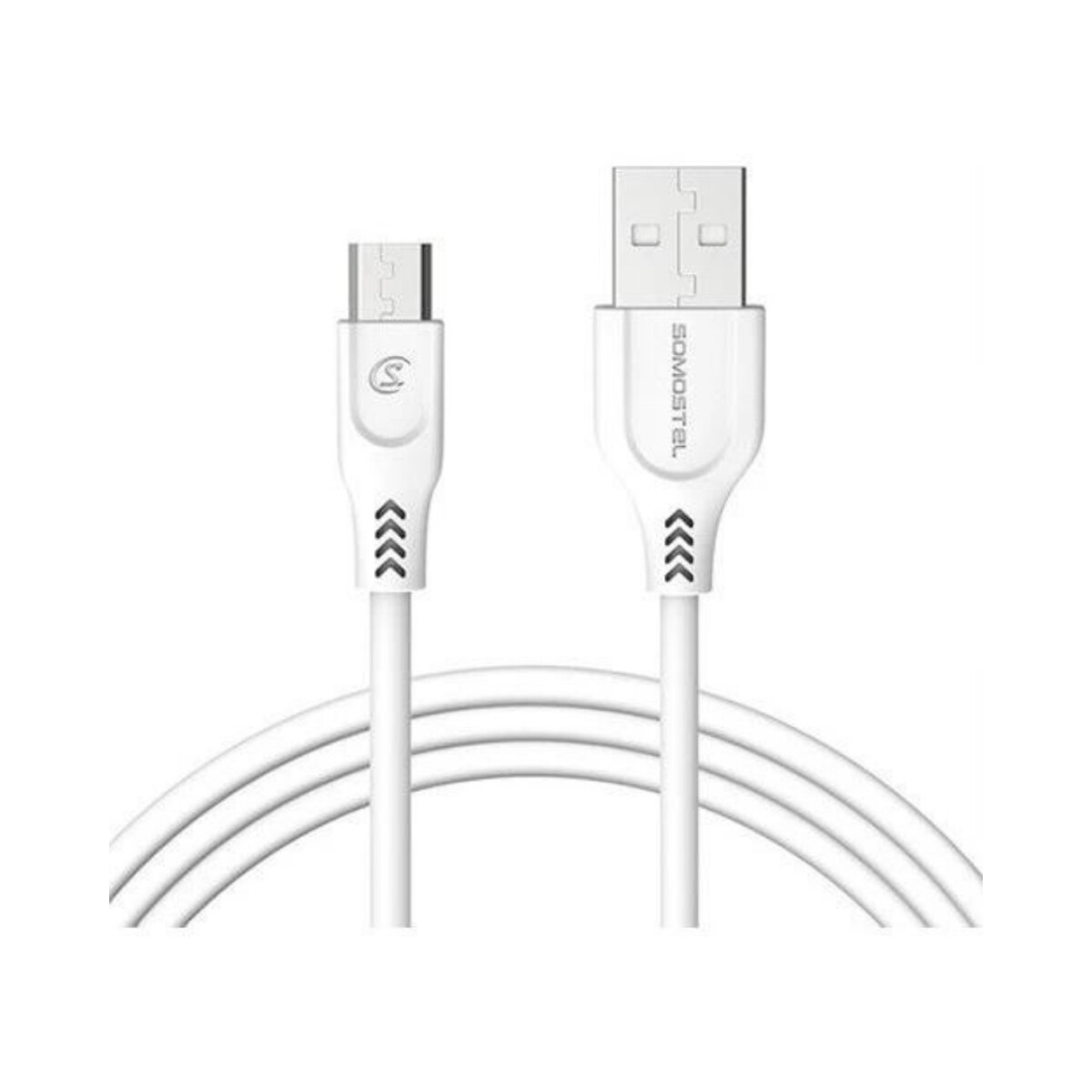 Cargador de pared genérico MicroUSB cableado 2.1A más 1 USB 