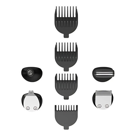 Máquina corta pelo GAMA inalámbrica con accesorios Negro/Plata