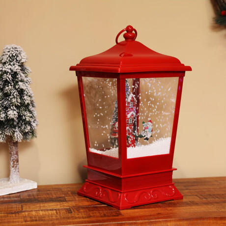 Farol Navideño Gigante Rojo