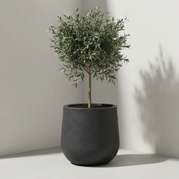 MACETA GOTA RUSTICA GRIS GRANITO 37 LITROS MACETA GOTA RUSTICA GRIS GRANITO 37 LITROS