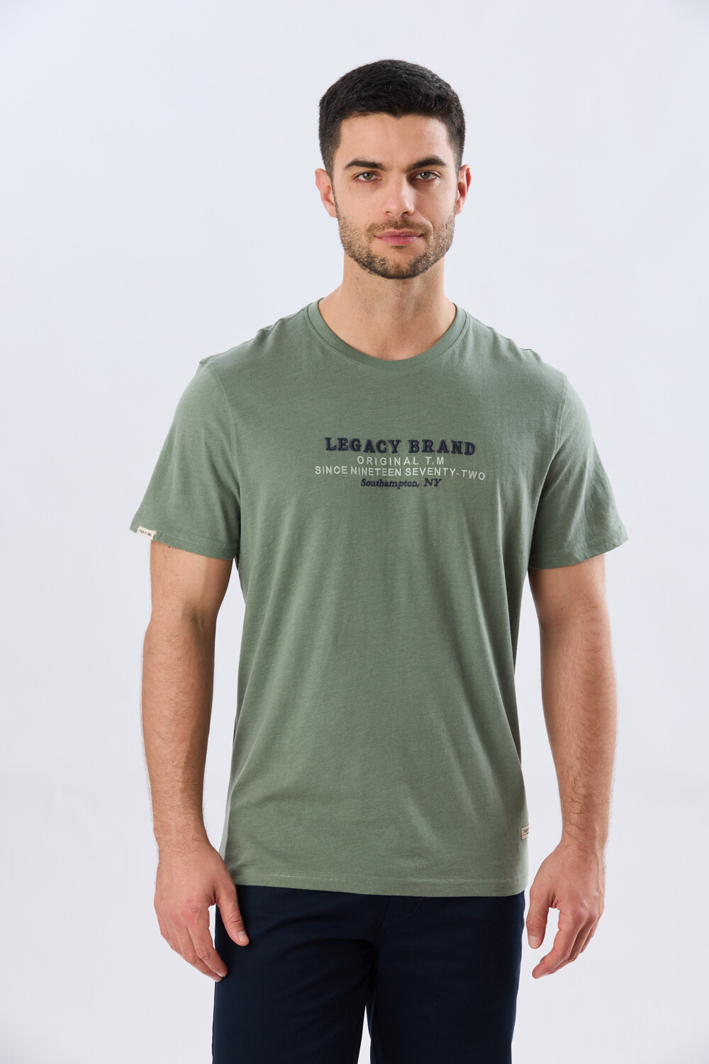 REMERA ESTAMPADA DE ALGODÓN Verde