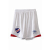 SHORT UMBRO HOME OFICIAL 2025 CNF 620 de Niños - NU243051 Blanco-rojo