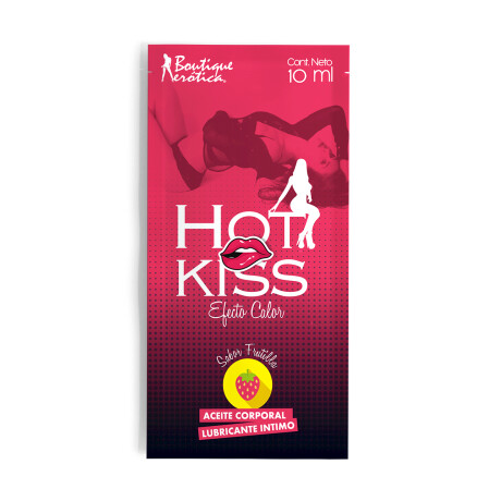 Aceite Hot Kiss Frutilla Sachet 10 ml Aceite Hot Kiss Frutilla Sachet 10 ml