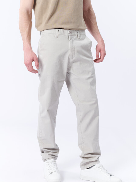 Pantalón Chino Gris Hielo