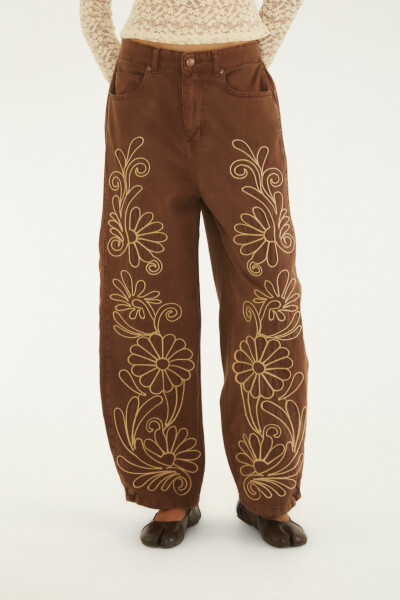 DENIM BALOON Marron
