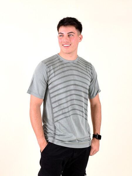 REMERA GAP GRIS MELANGE M