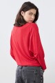Blusa manga dollman rojo