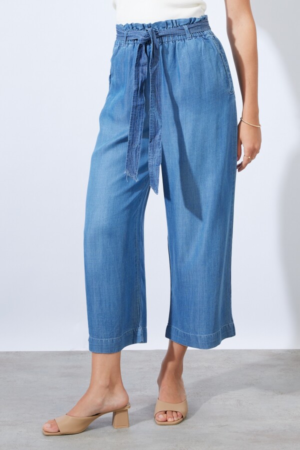 Pantalon Tencel JEAN OSCURO