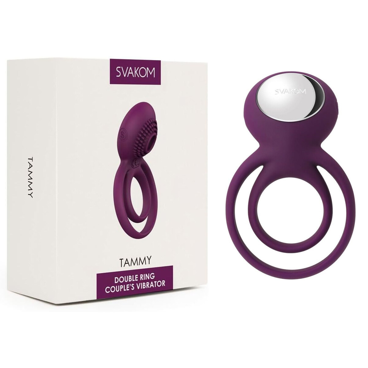Anillo Vibrador Doble para el Pene y Clítoris Tammy 