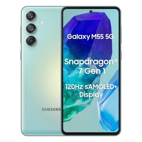 Celular Smartphone Samsung M55 256GB 8GB VERDE-AGUA