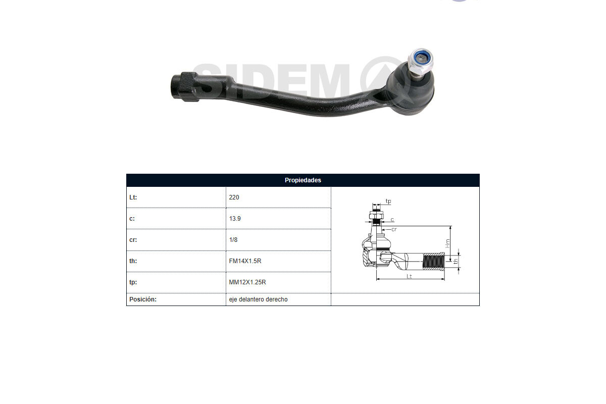 Puntero Hyundai H1 Carroceria Tq Starex 05-25 Der Puntero Hyundai H1 Carroceria Tq Starex 05-25 Der