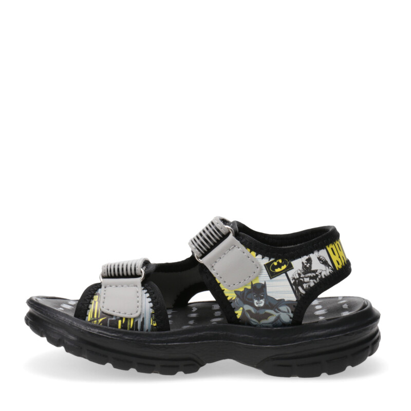 Sandalias Infantiles Batman BATMAN Velcros Gris - Negro
