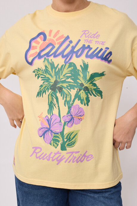 T-SHIRT TUITO RUSTY Amarillo
