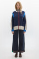 Campera Tejida Alaska Azul
