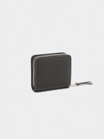 Cartera De Textura Suave S negro