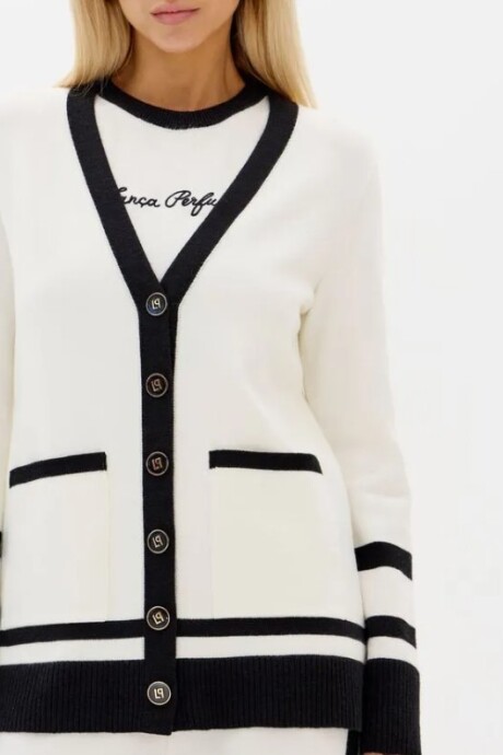 Cardigan Moorea Blanco