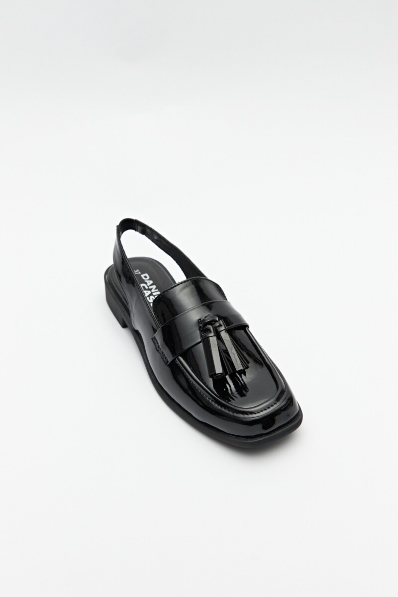 ZUECO BARONESSE Charol Negro
