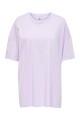 Camiseta Laya Oversized Comfy Pastel Lilac