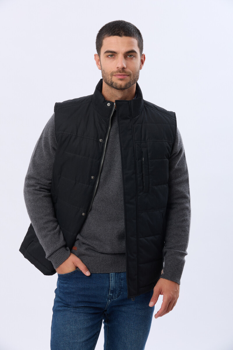 CHALECO REVERSIBLE ACOLCHADO - Negro 