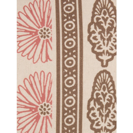 Funda De Almohadon Kattefot 40X60 Rosa/Marron