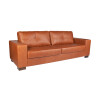 SOFA 100% CUERO - 3 CUERPOS - MODELO DOMINI - MARRON SOFA 100% CUERO - 3 CUERPOS - MODELO DOMINI - MARRON