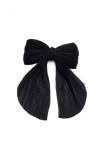 Broche Plizado Negro