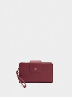 Cartera Con Bolsillo Para Móvil rojo