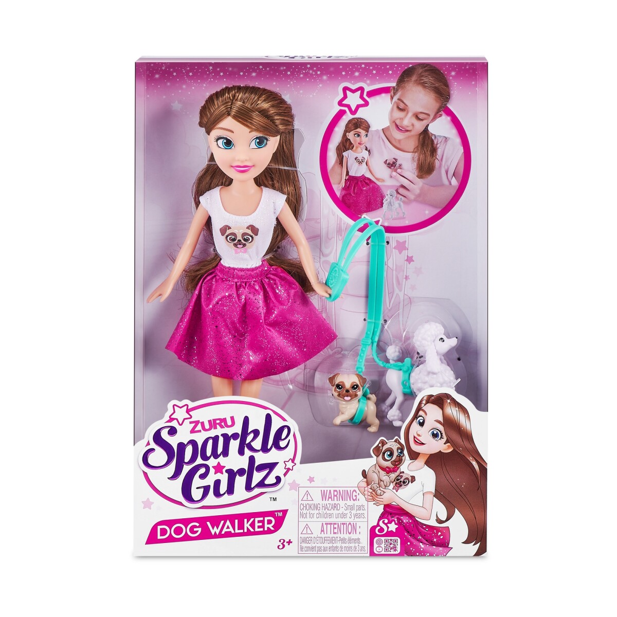 Set Figura Sparkle Girlz Dolls Lifestyle Mascotas 