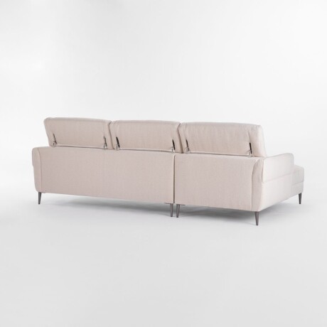 Sofá con chaise MOOVE BEIGE - IZQUIERDO