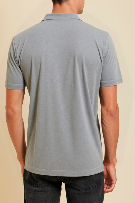 T-SHIRT POLO CORBIN Gris
