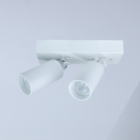 Spot ANTVERP doble blanco p/lámp. GU10 (no inc.) MN0504