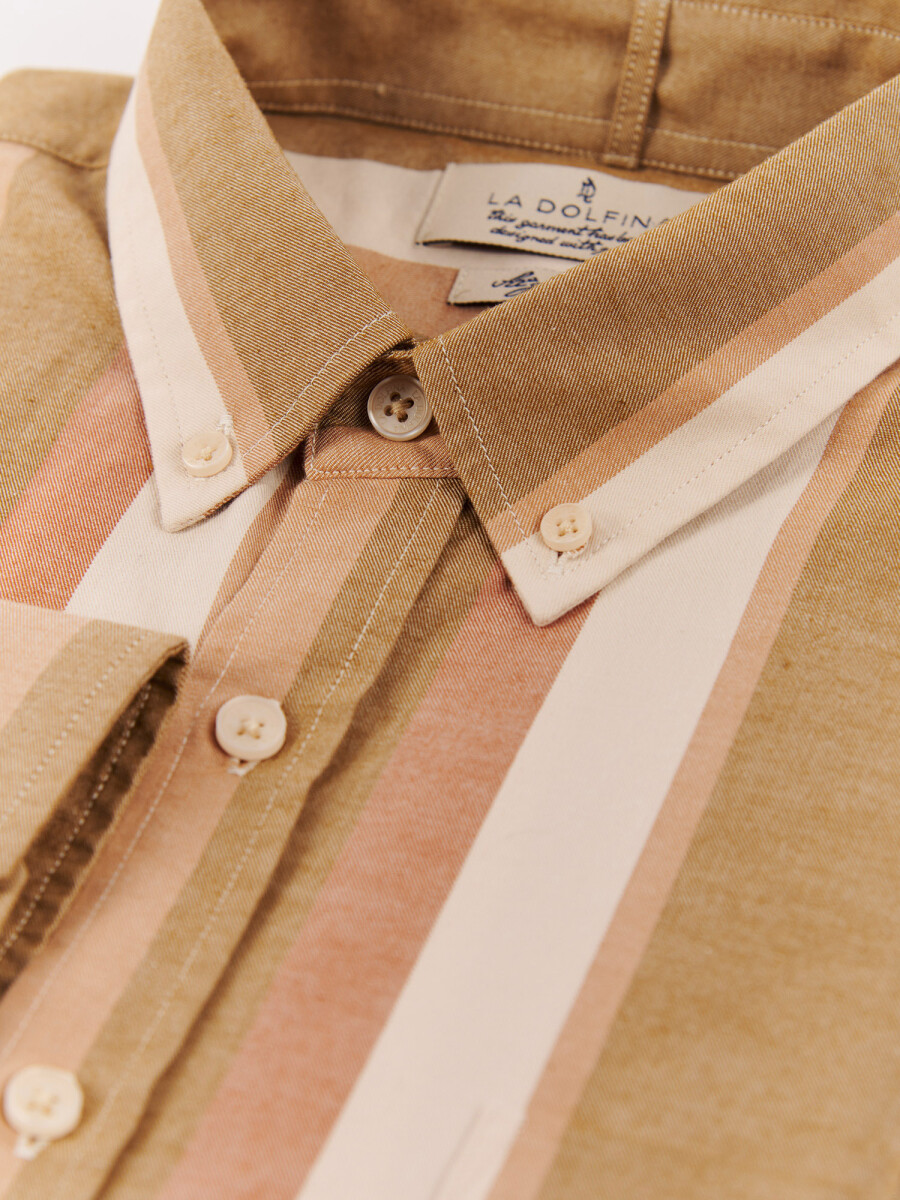 Camisa rayas - beige 