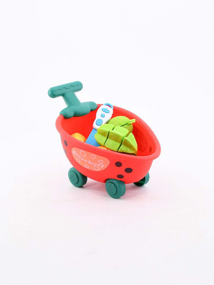 CARRITO COMPRAS CON FRUTAS - MULTICOLOR 