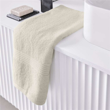 Toalla De Mano 50X90Cm Algodón Crema