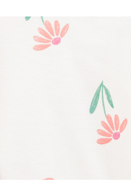 Pack cuatro bodies de algodón, diseño floral Pack cuatro bodies de algodón, diseño floral