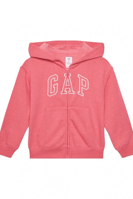 Canguro Con Cierre Logo Gap Con Felpa Niña Pink Jubilee Neon 267
