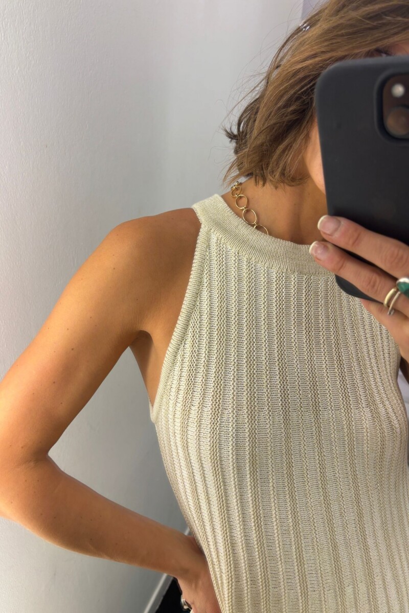 Vestido Ecos Crudo