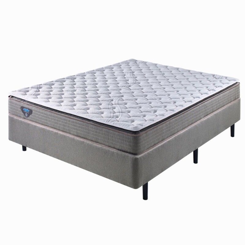 Colchón Ecoflex 1 Plaza y Media Densidad 45 c/Pillow 1.20x1.90.20 Colchón