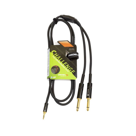 CABLE ADAPTADOR PROEL CHLP170LU5 1X3,5ST A 2X6,3 5M CABLE ADAPTADOR PROEL CHLP170LU5 1X3,5ST A 2X6,3 5M