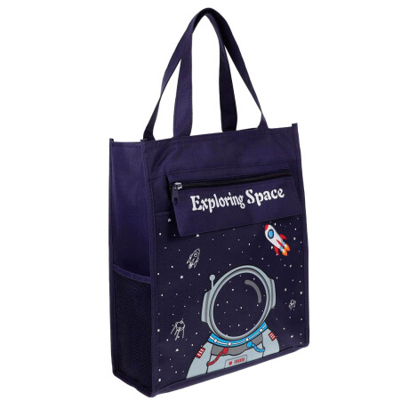 Bolso Escolar P/útiles Multiuso Cartuchera Infantil Azul