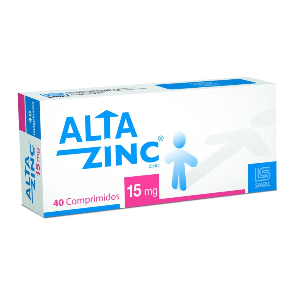 ALTAZINC 15 MG. CJ X 40 COMP.