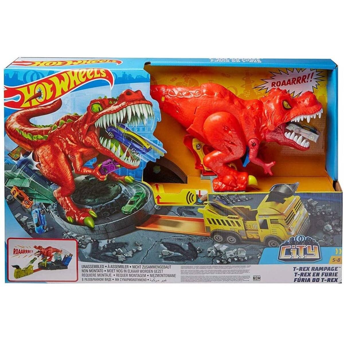 Pista T-Rex Demoledor Hot Wheels 