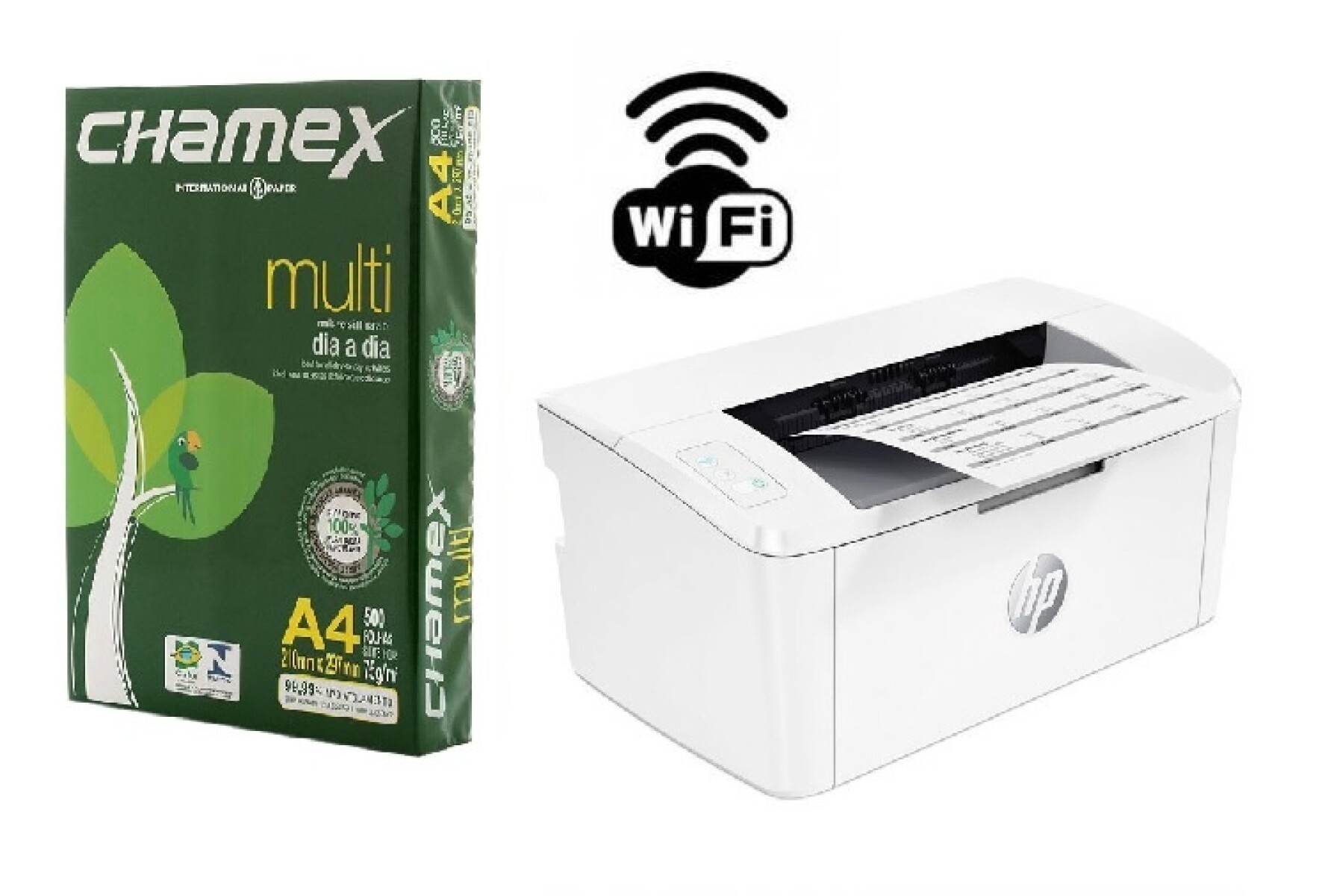Impresora HP Laserjet M111W + Resma A4 