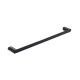 TOALLERO RECTO METAL LINEA MANTUA COLOR NEGRO MATE ACERO NEGRO