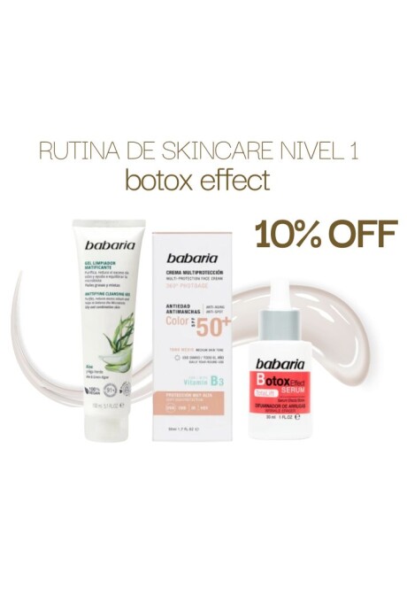 Rutina de skincare NIVEL 1 Botox