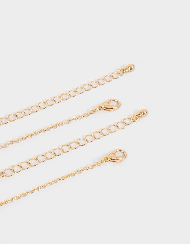 Collares para compartir Animalito Set De Collares Para Compartir Bff - Dorado